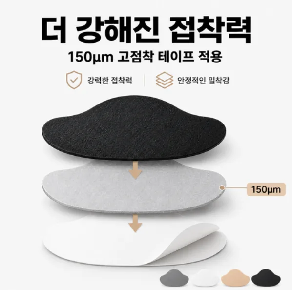 슈리팜 4P 운동화 뒤꿈치 수선패드 신발까짐 수선 패치 상품 이미지 3
